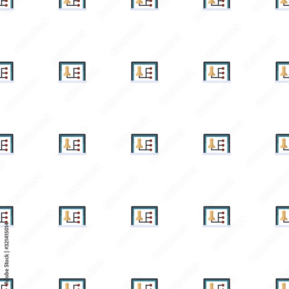 Distance teacher icon pattern seamless isolated on white background Distance teacher icon pattern seamless isolated on white background