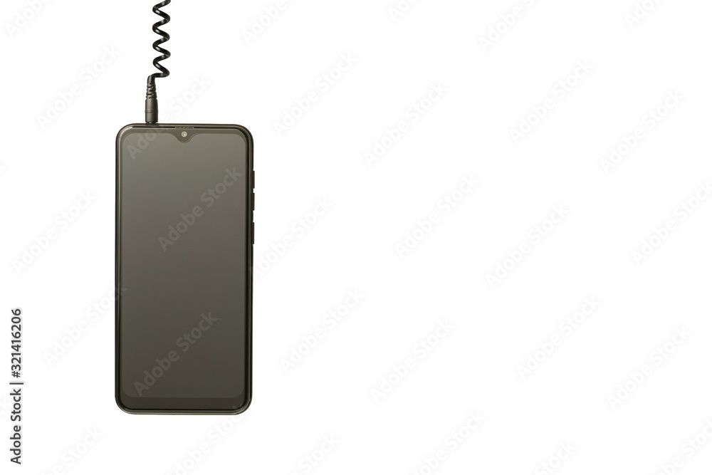 Fototapeta premium smartphone wire