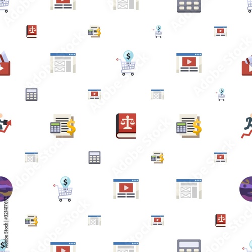 concept icons pattern seamless