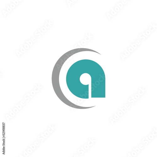 Initial letter ac or ca logo vector design templates