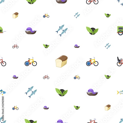 healthy icons pattern seamless