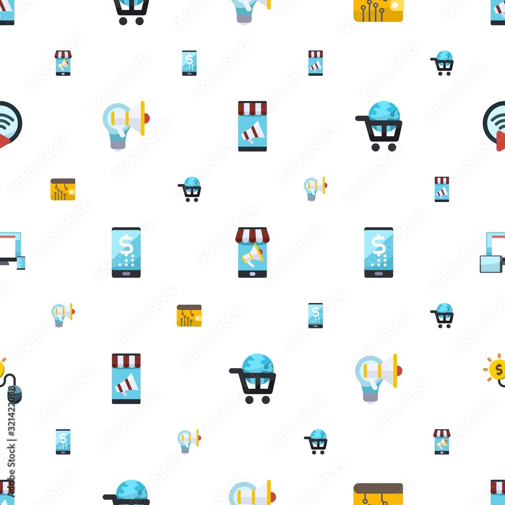 mobile icons pattern seamless mobile icons pattern seamless