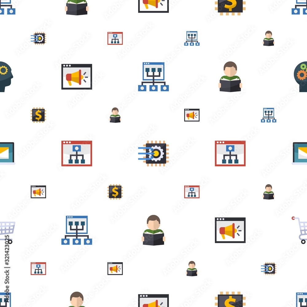 learning icons pattern seamless learning icons pattern seamless