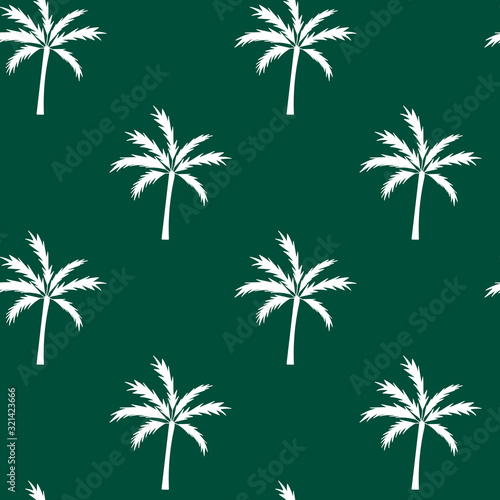 silhouettes of palm trees  vector seamless pattern. Suitable for fabric  Wallpaper  paper and other surfaces.