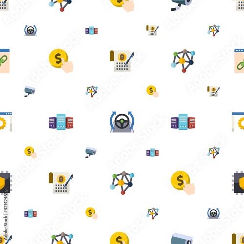 system icons pattern seamless