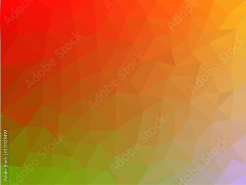 Abstract vector background in crumpled paper concept