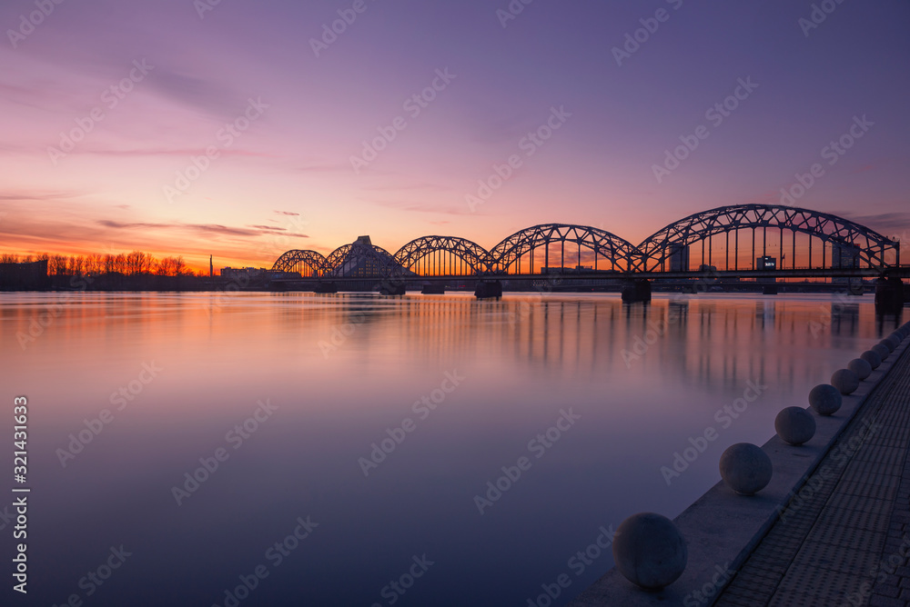 Fototapeta premium bridge at night