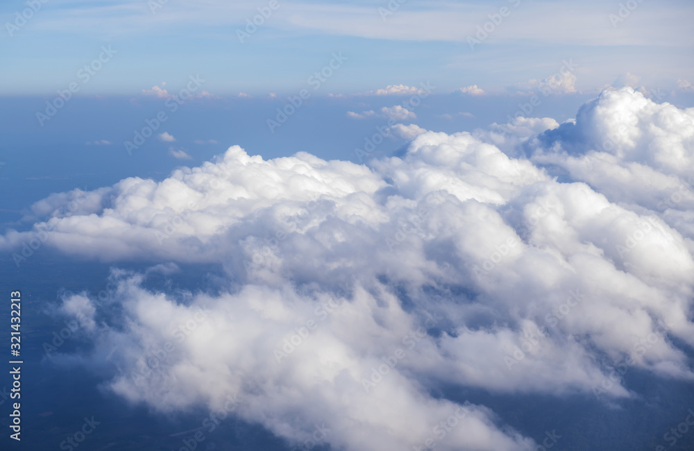 landscape, Sky and clouds beautiful The view out of an airplane in the morning thailand appropriate the background , idea copy space landscape, Sky and clouds beautiful The view out of an airplane in the morning thailand appropriate the background , idea copy space