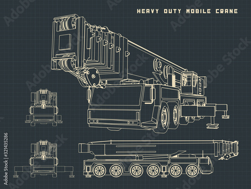 Heavy Duty Mobile Crane Drawings