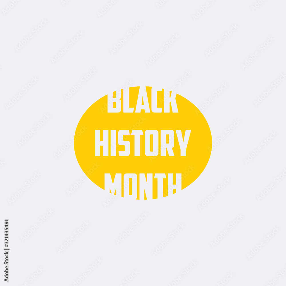 Black History Month Celebration Vector Template Design Illustration Black History Month Celebration Vector Template Design Illustration