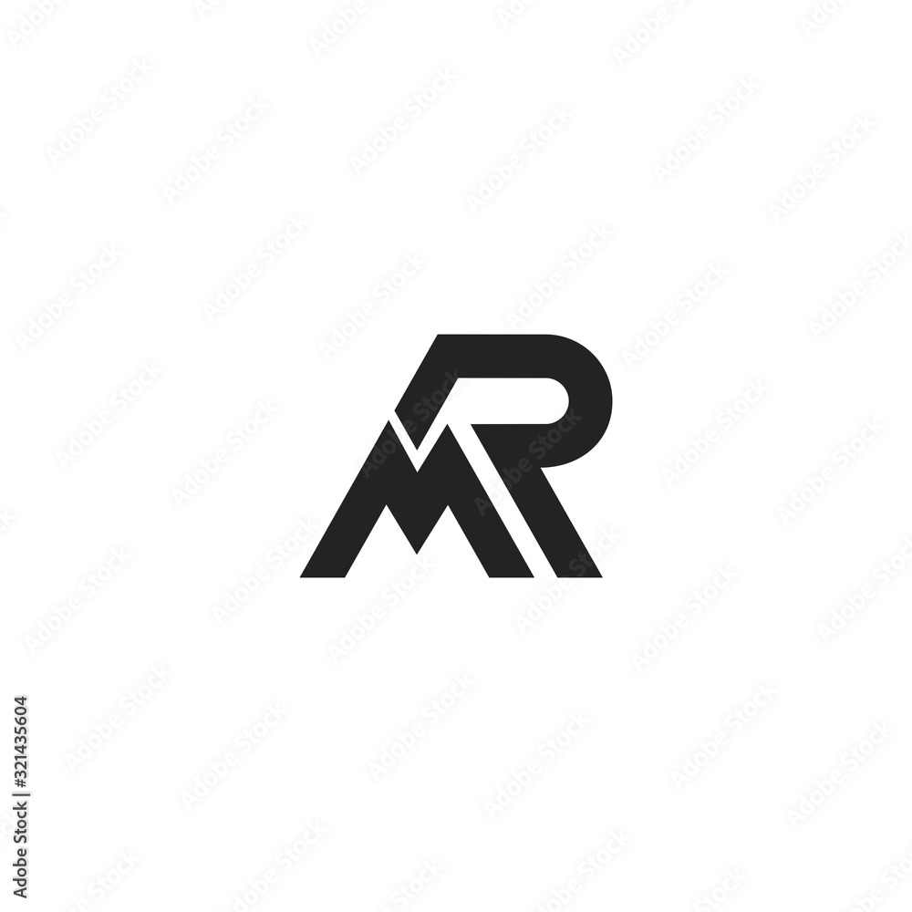 MR M R logo icon design template elements MR M R logo icon design template elements