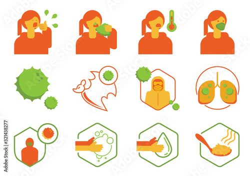 corona virus defection icon