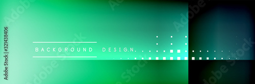 Abstract background - squares and lines composition created with lights and shadows. Technology or business digital template