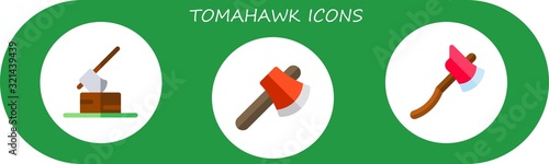 tomahawk icon set