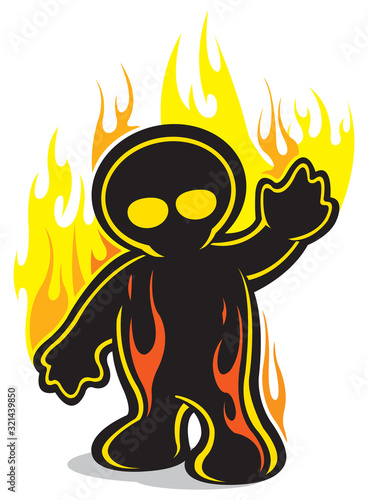 Burning man