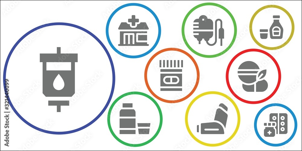 medication icon set medication icon set