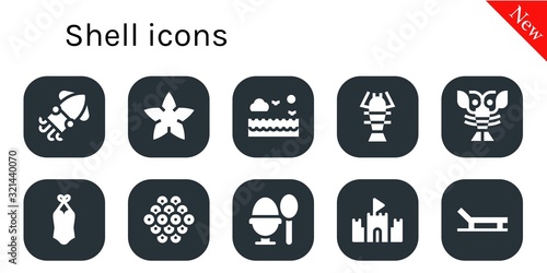 shell icon set