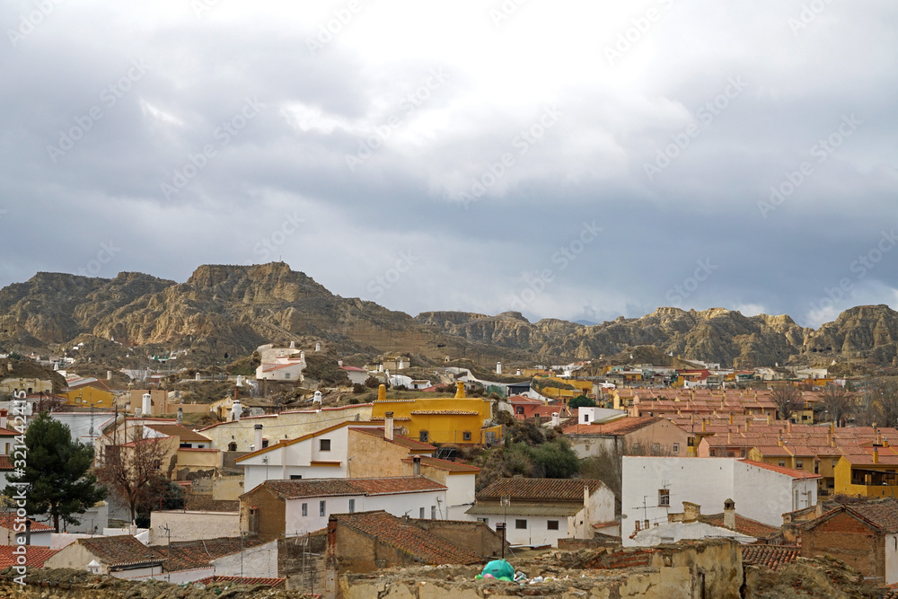 GUADIX town view in Granada Spain 2016.03.19
