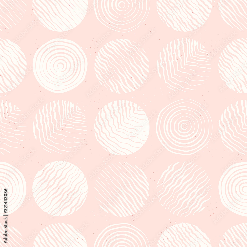 Hand drawn doodle circles seamless pattern, abstract repeat background, great for textiles, banners, wallpapers, wrapping - vector design Hand drawn doodle circles seamless pattern, abstract repeat background, great for textiles, banners, wallpapers, wrapping - vector design