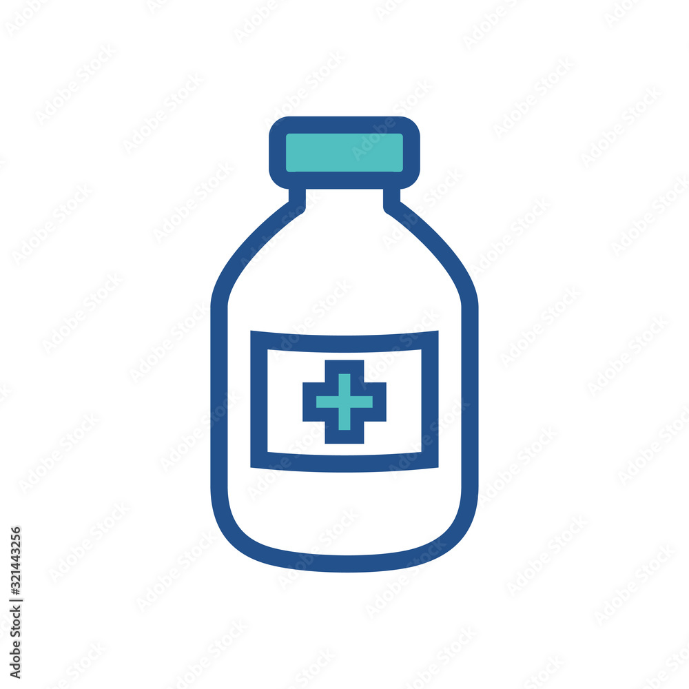 MEDICINE BOTTLE icon collection, trendy style MEDICINE BOTTLE icon collection, trendy style