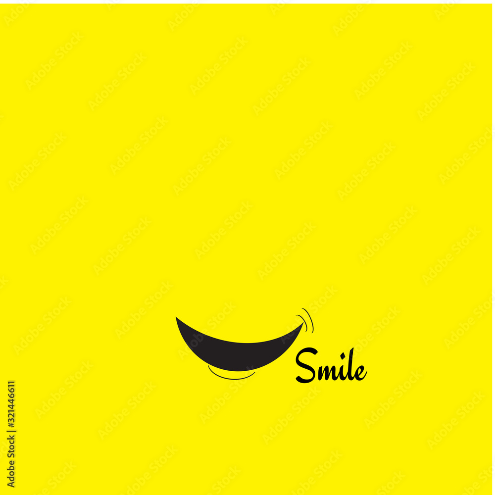 Smile Emoticon Yellow Logo Vector Template Design Illustration Smile Emoticon Yellow Logo Vector Template Design Illustration