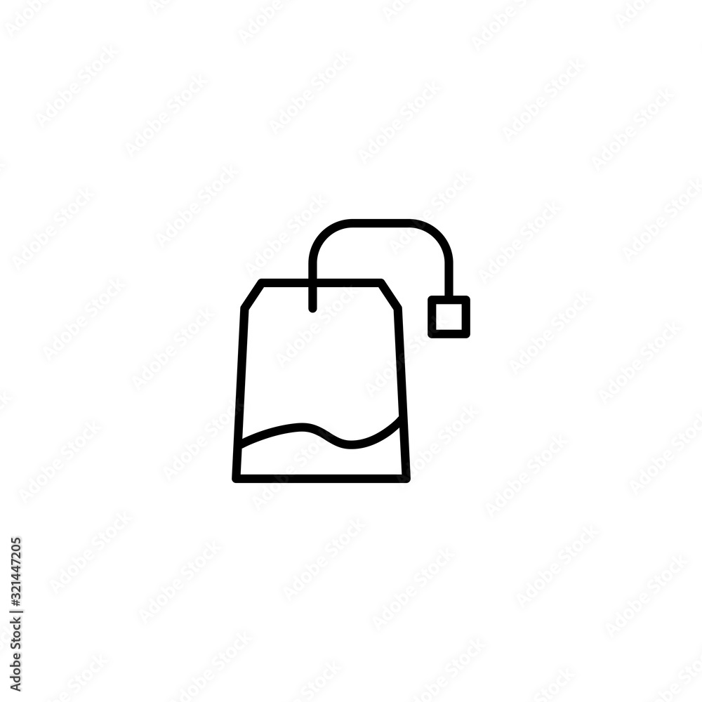 tea bag icon vector illustration tea bag icon vector illustration