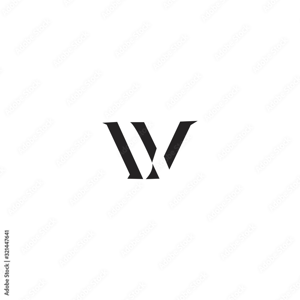 LW L W Letter Logo Design LW L W Letter Logo Design