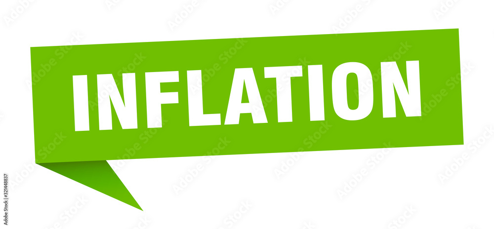 inflation speech bubble. inflation ribbon sign. inflation banner inflation speech bubble. inflation ribbon sign. inflation banner
