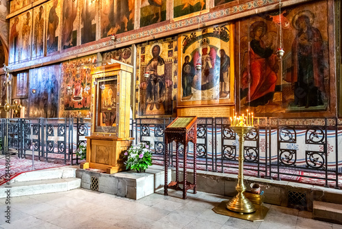 Interior of the orthodox St. Sophia Cathedral © Alexandr Blinov