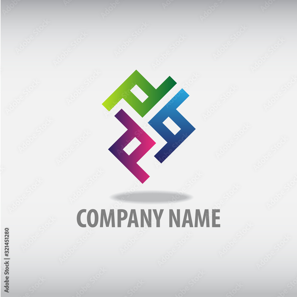 Obraz premium Company Logo General Vector Template Design Illustration