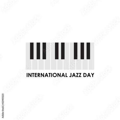 International Jazz Day Celebration Vector Template Design Illustration