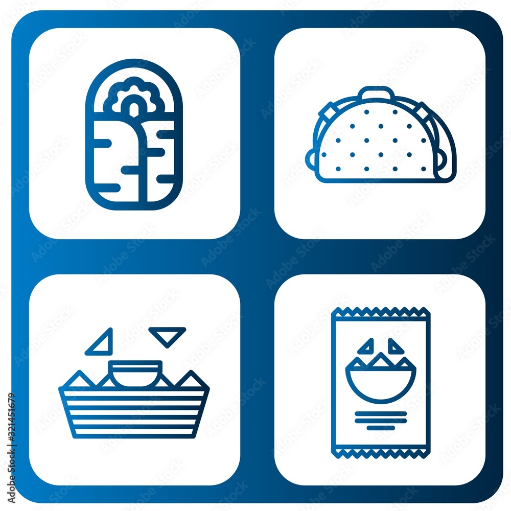 tortilla icon set tortilla icon set
