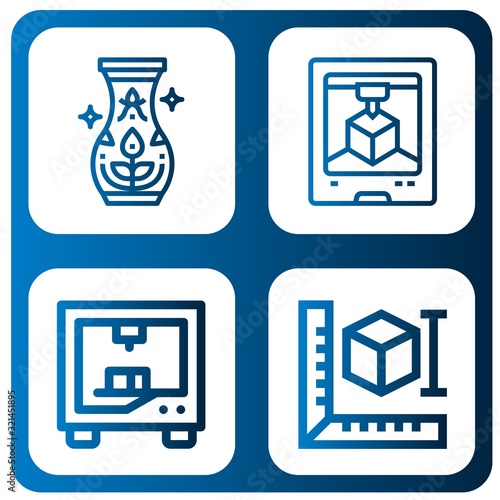 modeling icon set