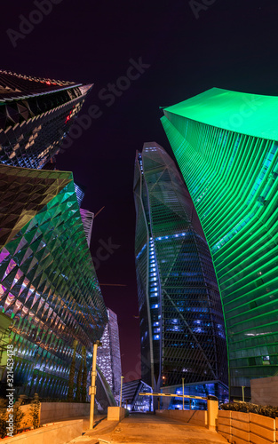 Photography Large buildings equipped with the latest technology, King Abdullah Financial Dis