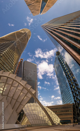 Photography Large buildings equipped with the latest technology, King Abdullah Financial Dis