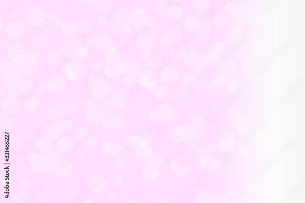 Background bokeh color pink and white illustration abstract