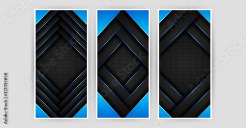 abstract design cover template with geometric shape background