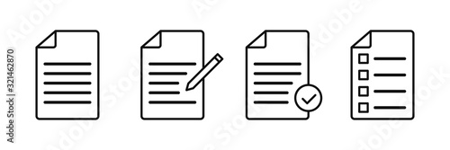 Document vector icons isolated. File vector icon. Accept file sign or symbol.