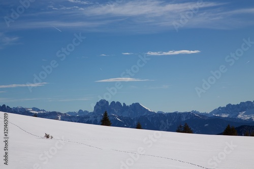 Skigebiet Jochtal unberührte Landschaft