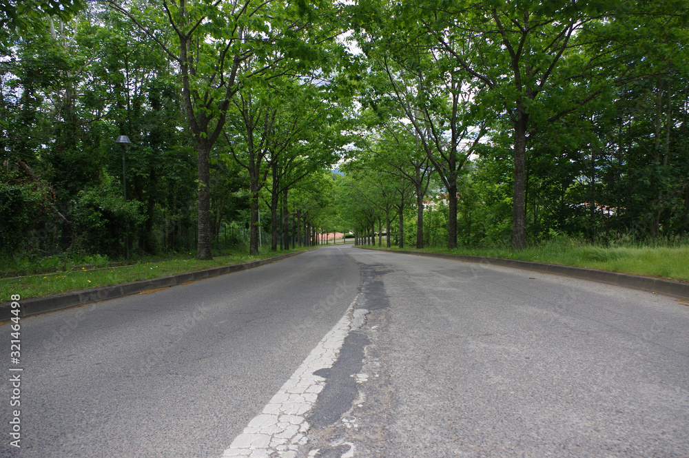 Fototapeta premium ulica w mieście Saint-Etienne