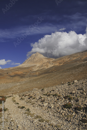 Cloudy day at Kizlar Sivrisi West Toros Mountains, Turkey. photo