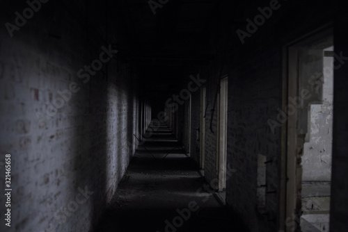 Abandoned corridor © Lewis