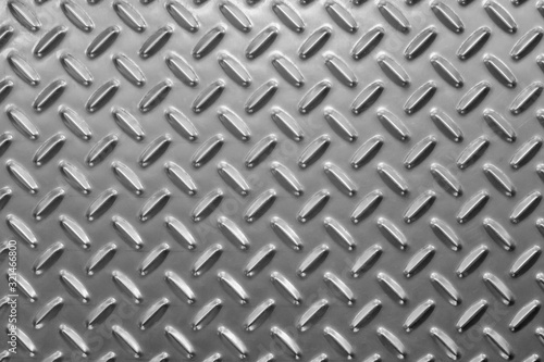 Metall floor plate. Anti slip diamond plate. © Adil