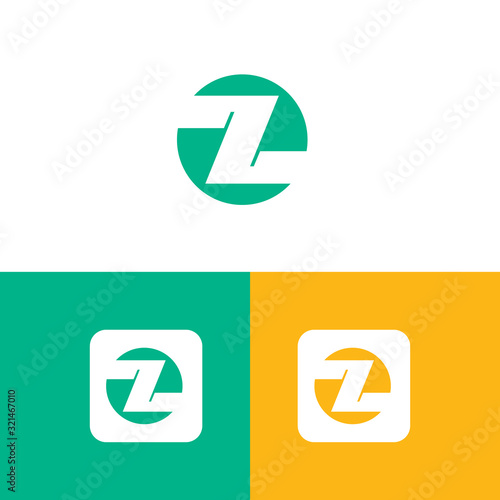 Letter Z logo icon design template elements
