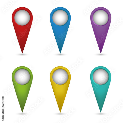 Free Download Vector map pointer - GFXLoad