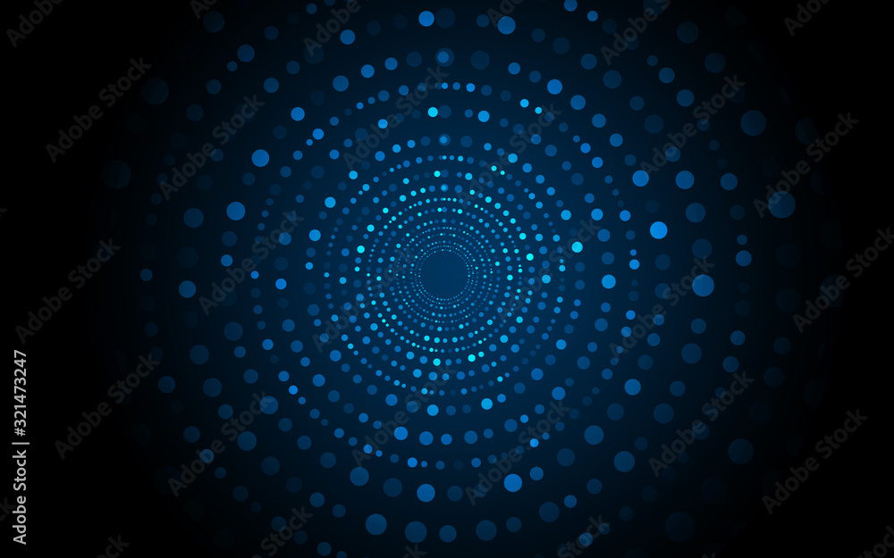 Obraz premium Dotted futuristic abstract background.