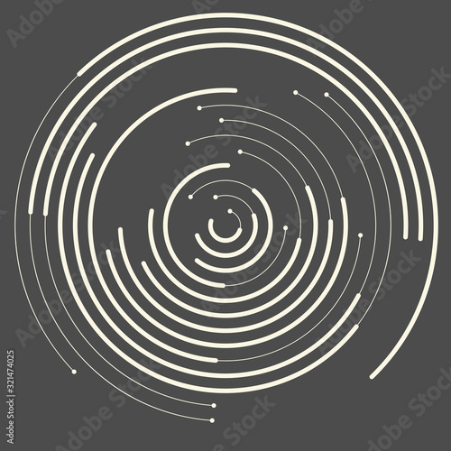 Technology Logo Design. Abs...