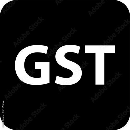 Free Download Goods and Service Tax acronym GST, vector illustration - GFXLoad