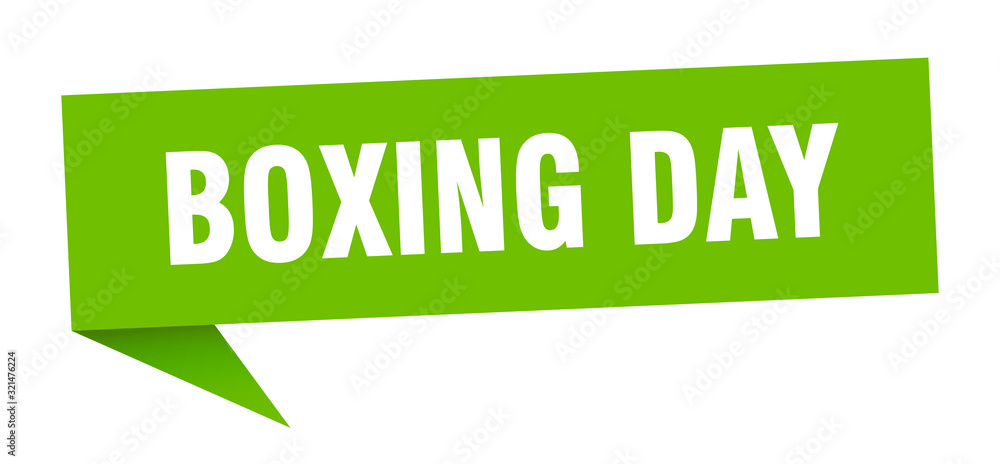 boxing day speech bubble. boxing day ribbon sign. boxing day banner boxing day speech bubble. boxing day ribbon sign. boxing day banner