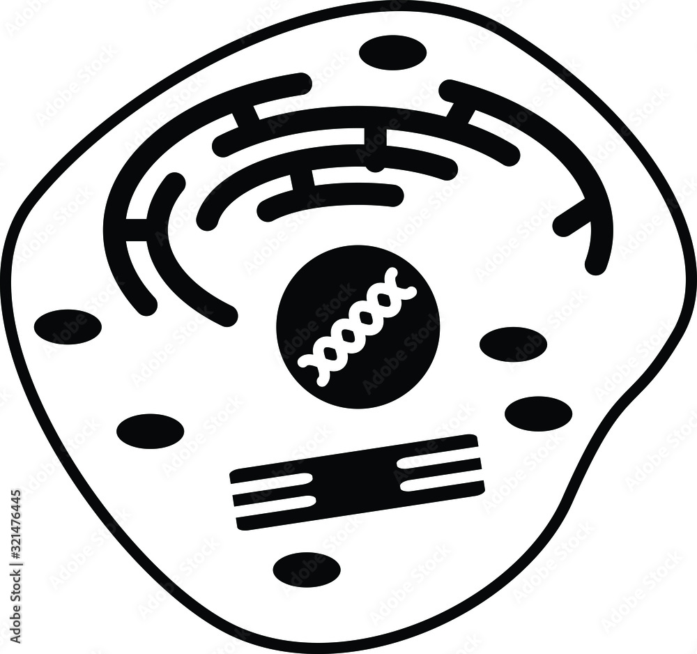 Obraz premium Cell icon, vector illustration